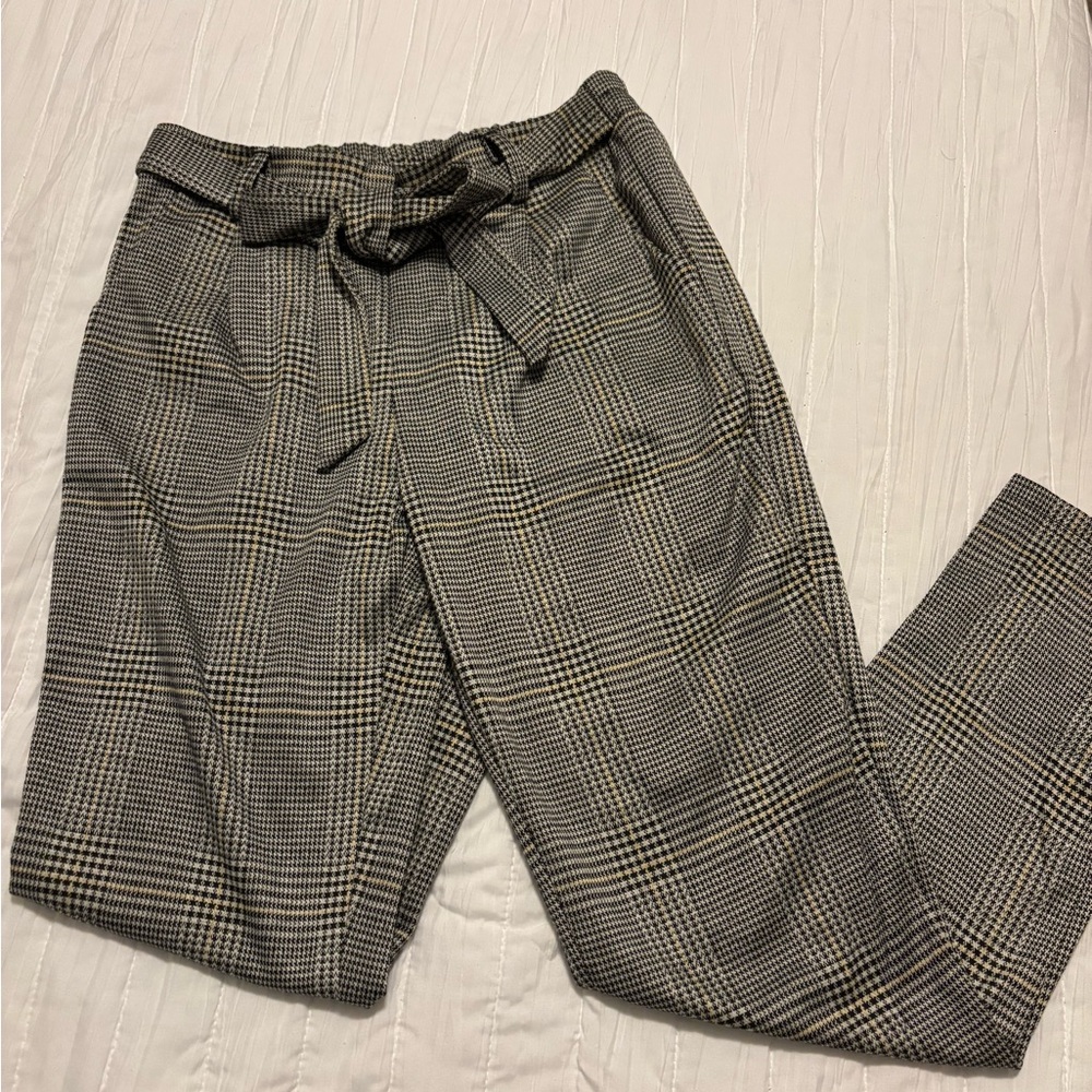 Stylish Gray Plaid Pants